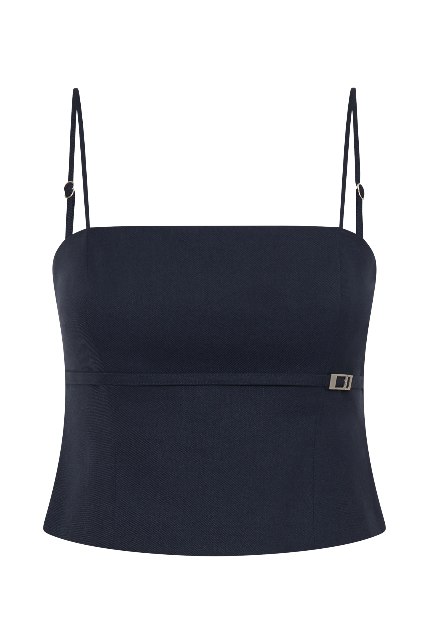 Aberley Crop Top - Dark Navy